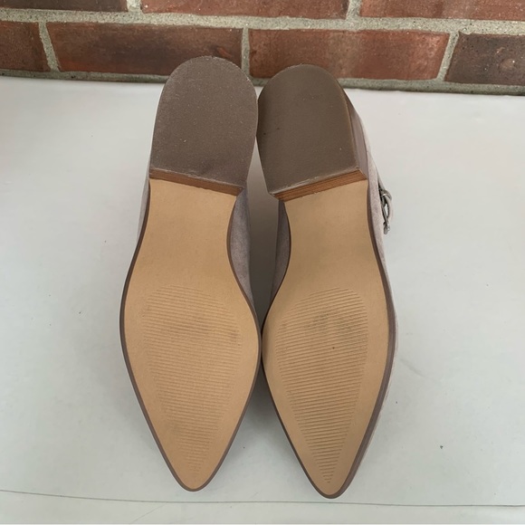 Steve Madden Womens Defiant Grey Suede Pointed Toe Ankle Boots Size US 9 M - Picture 8 of 9